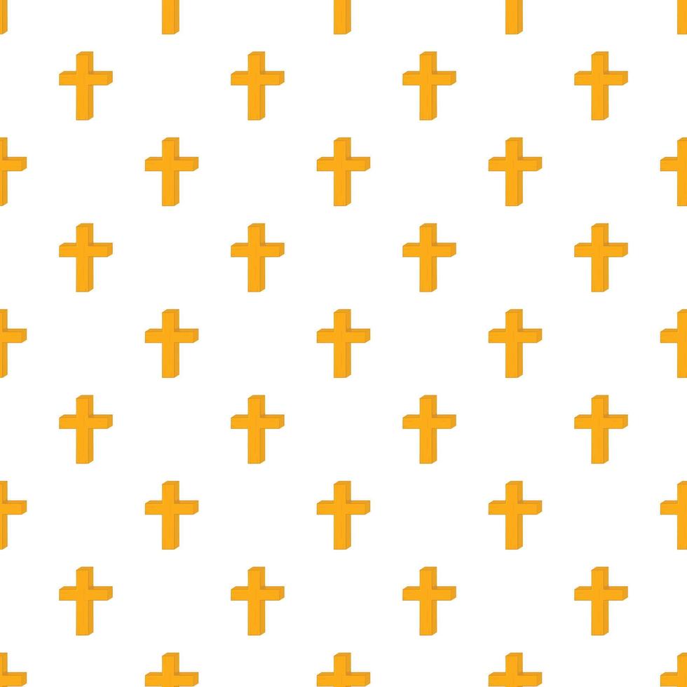 Cross pattern, cartoon style vector