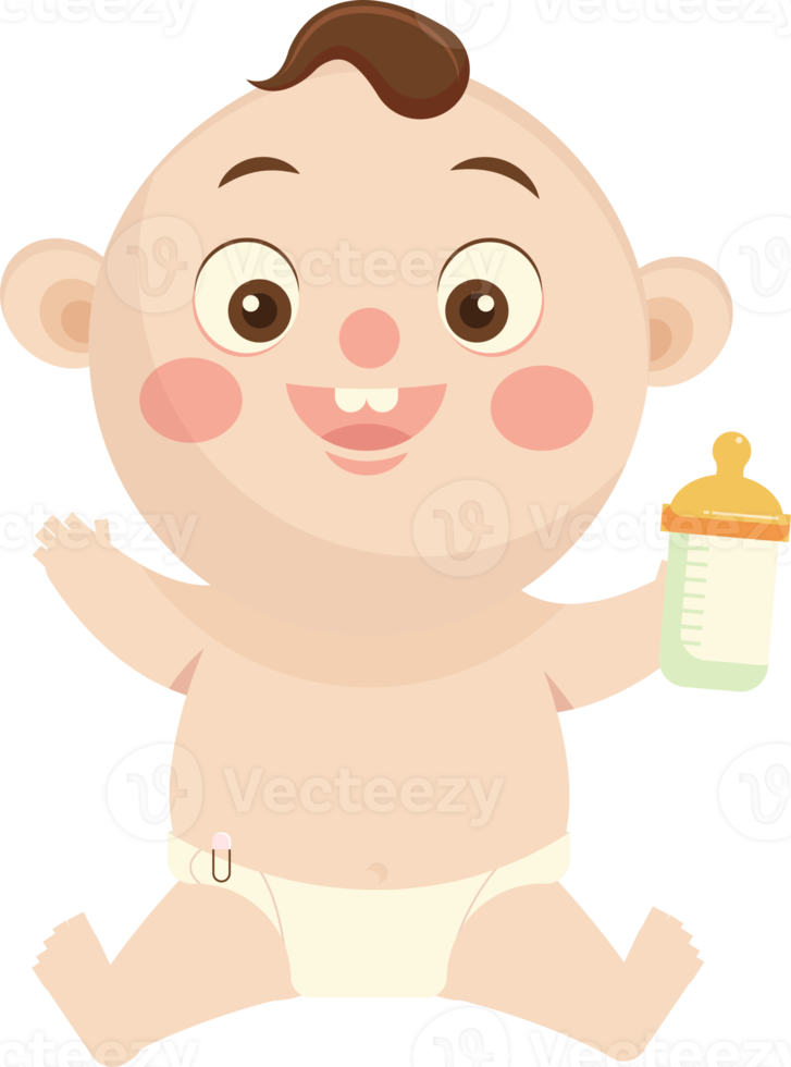 ilustração de desenho animado de bebê png