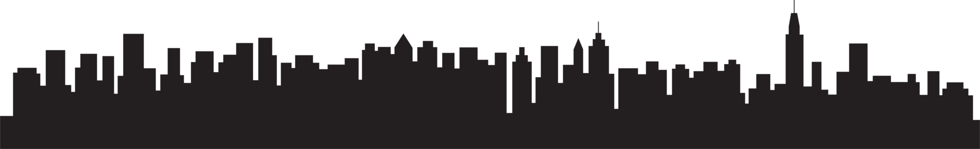 modern cityscape skyline silhouette drawing. png