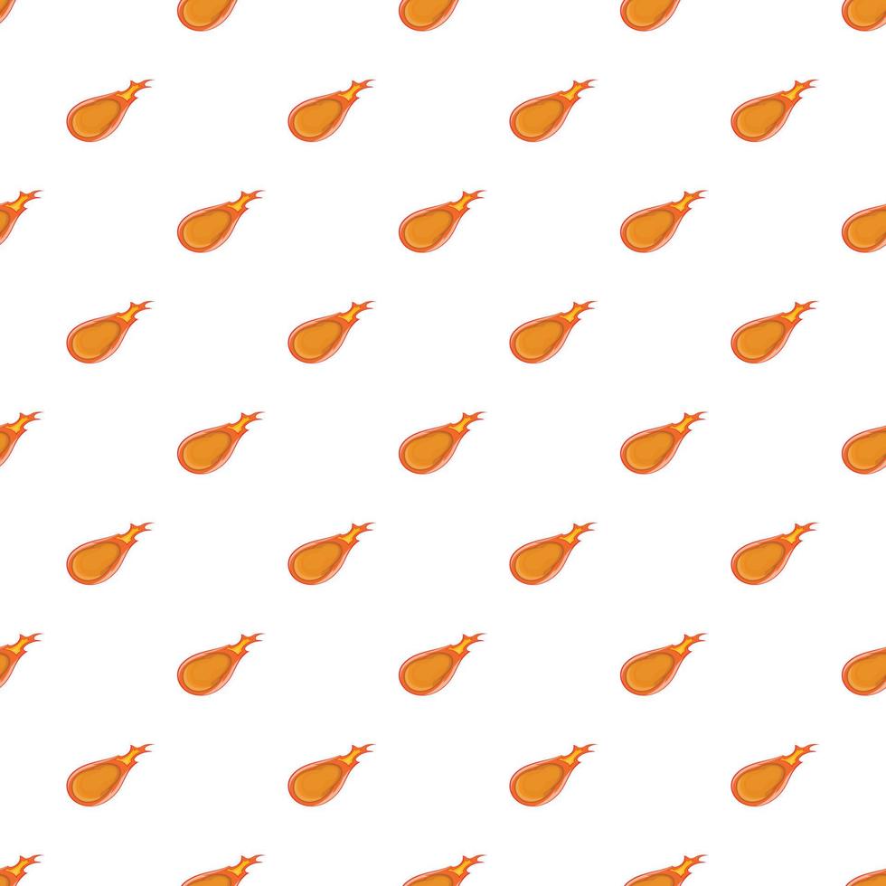 Comet pattern, cartoon style vector