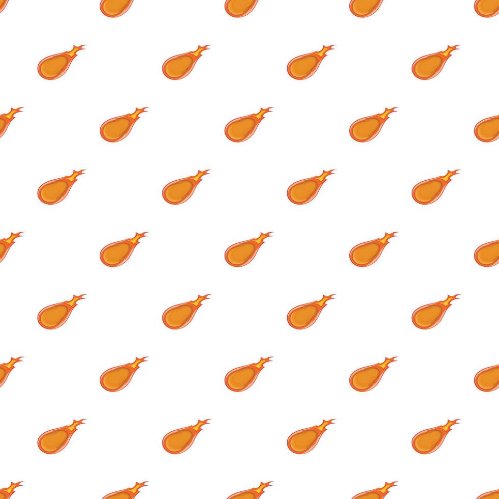 Comet pattern, cartoon style vector