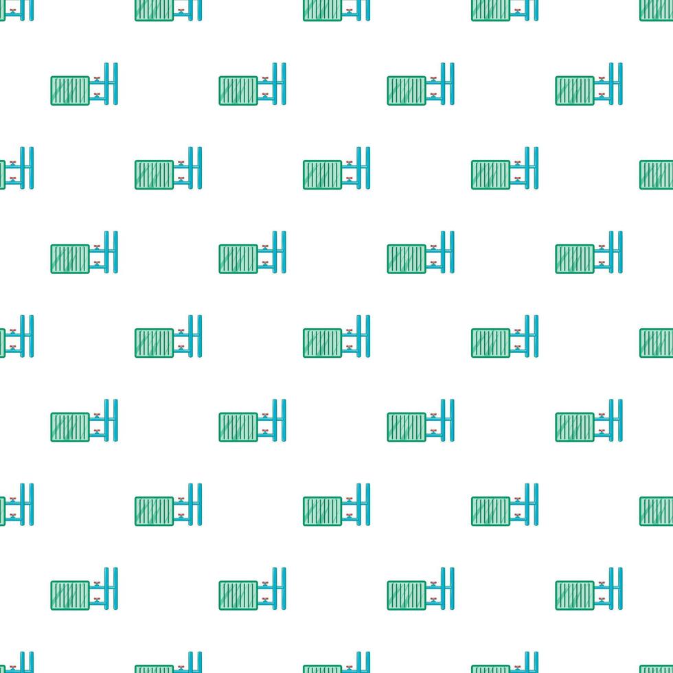 Radiator pattern, cartoon style vector