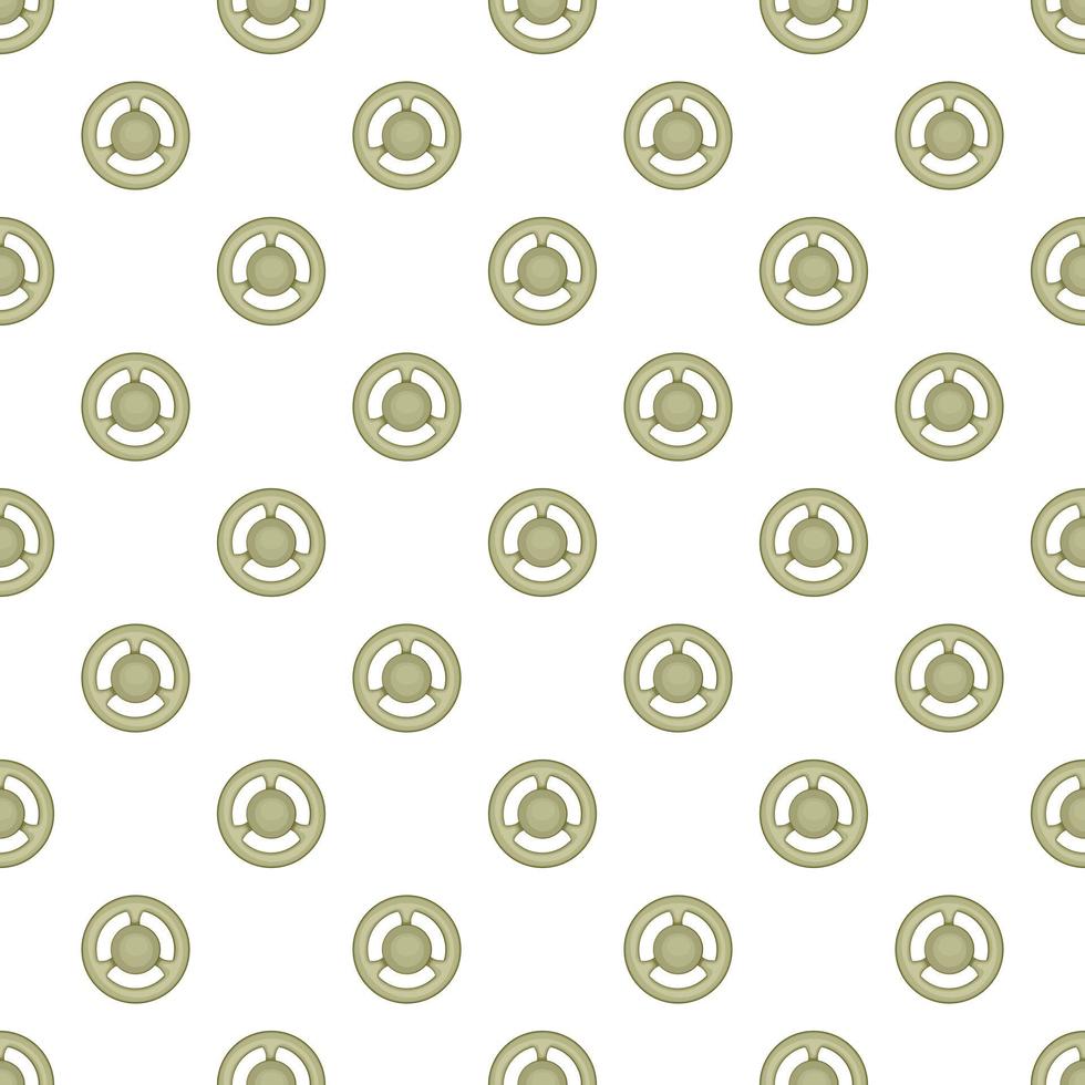 Steering wheel pattern, cartoon style vector