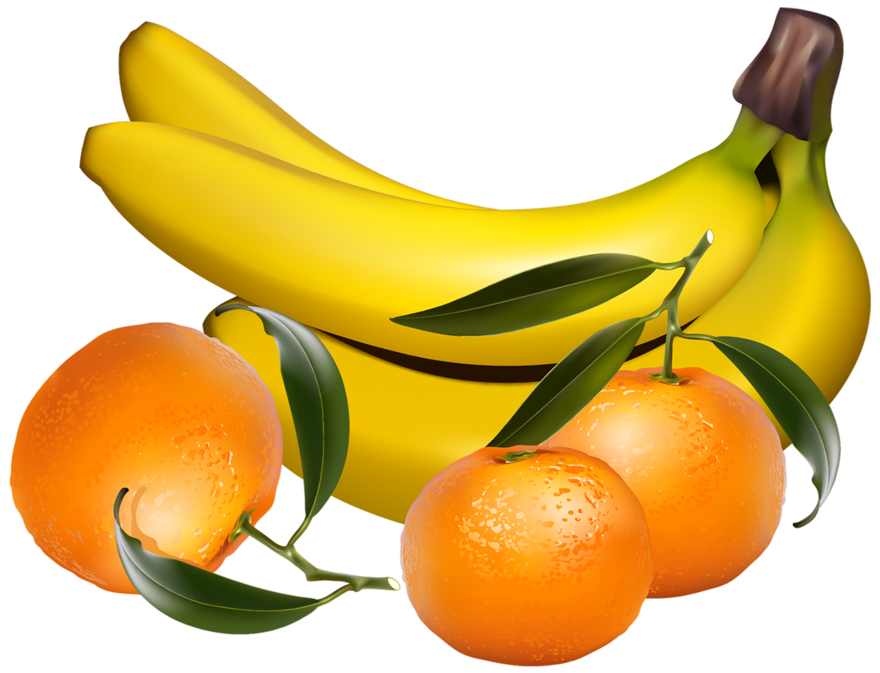 bananen en mandarijnen png