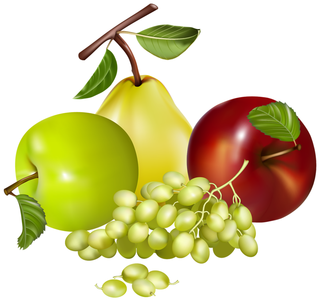 Mixed Fruits Transparent Background png