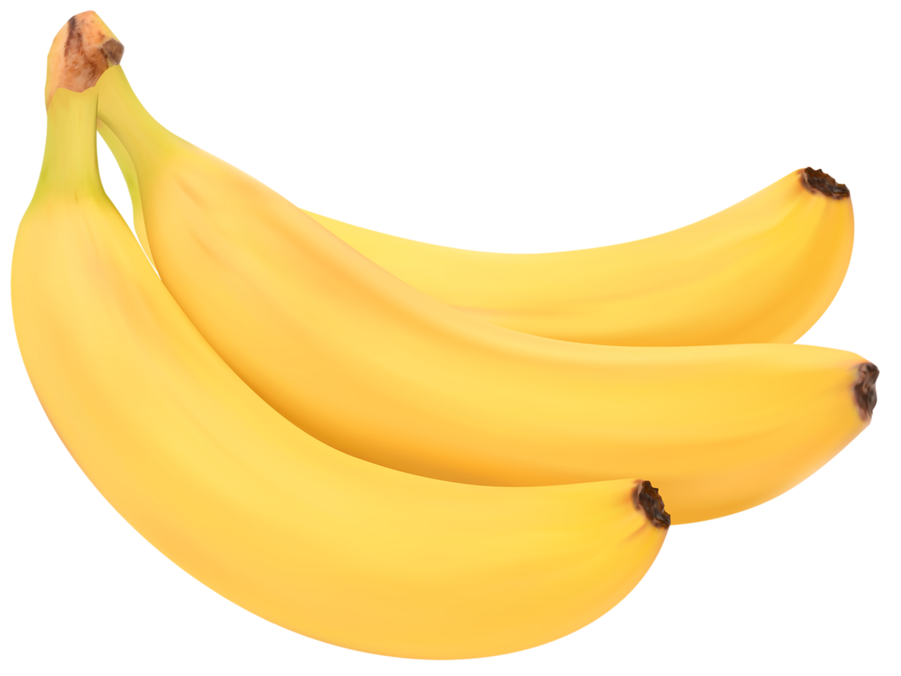 Bananen transparenter Hintergrund png