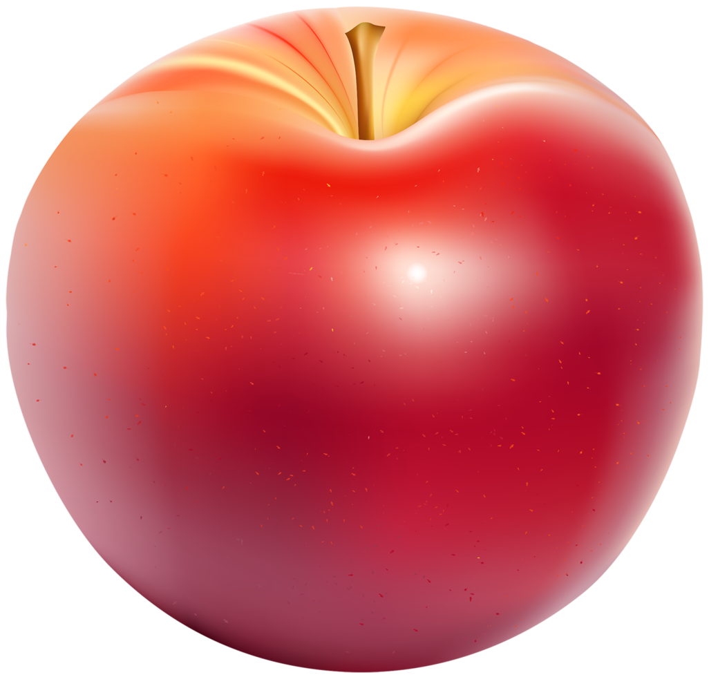 roter Apfel transparenter Hintergrund png