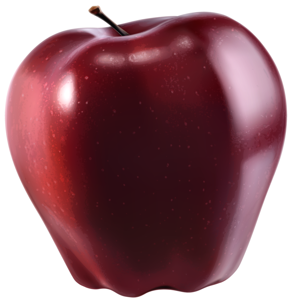 pomme rouge fond transparent png