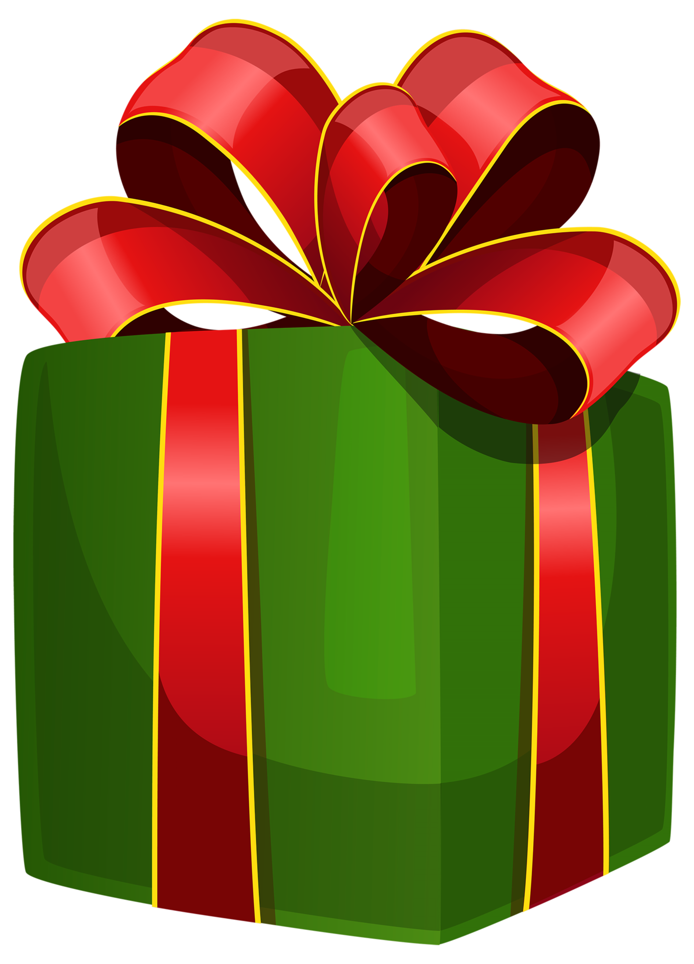 Green Gift Box 15100140 PNG