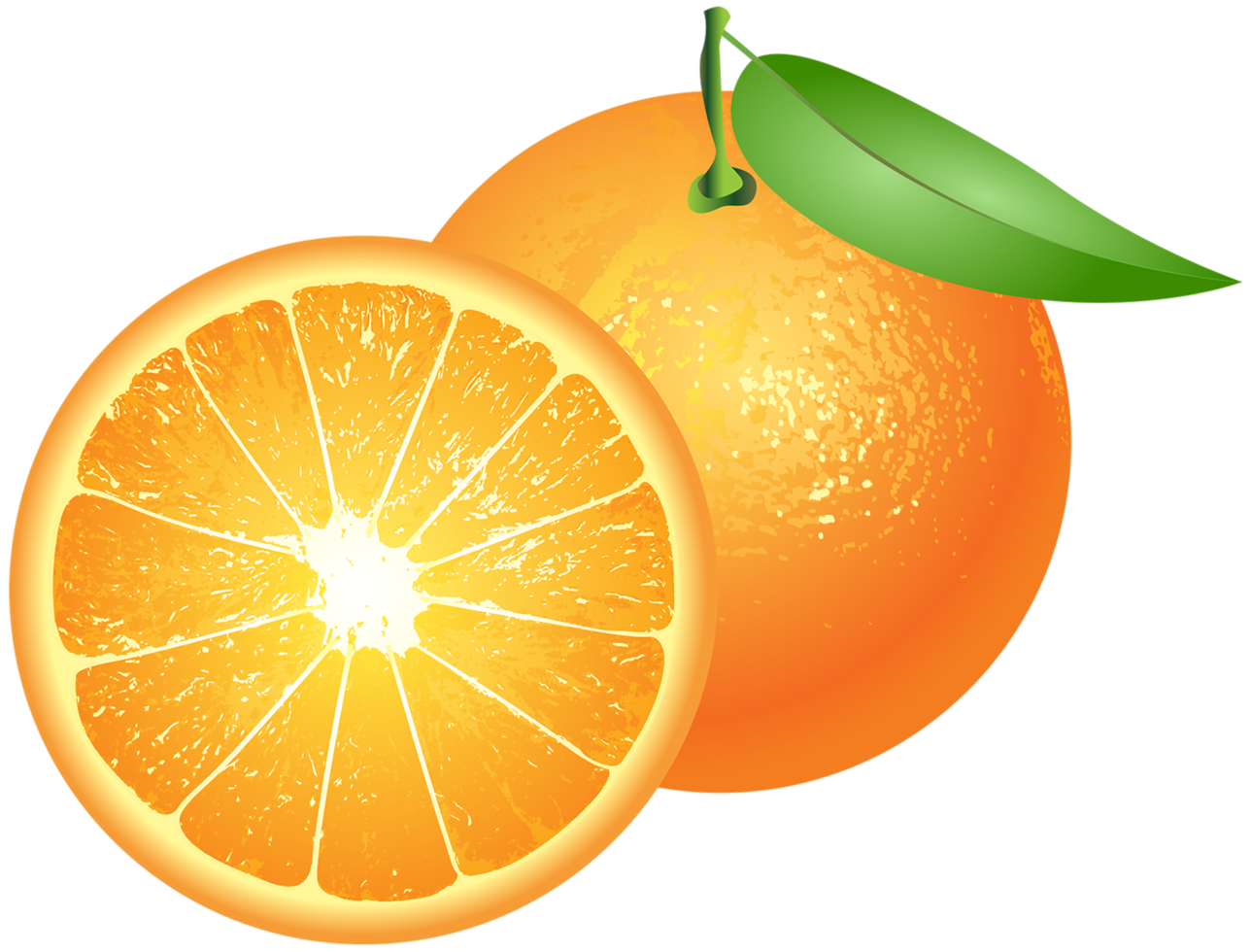 naranjas fondo transparente png