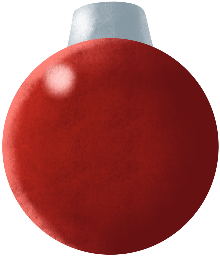 lindo elemento de decoración de elementos navideños png