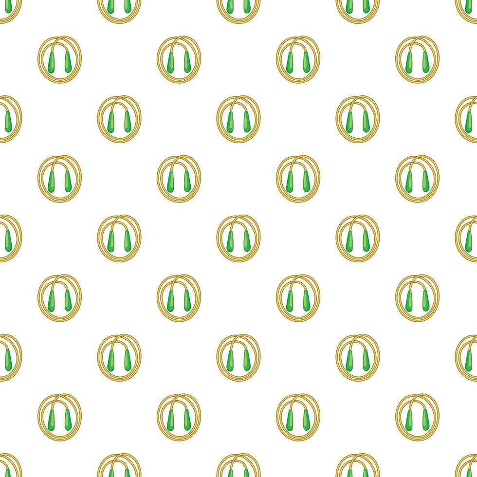 Skipping rope pattern, cartoon style vector