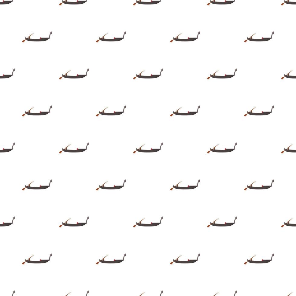 Gondola pattern, cartoon style vector