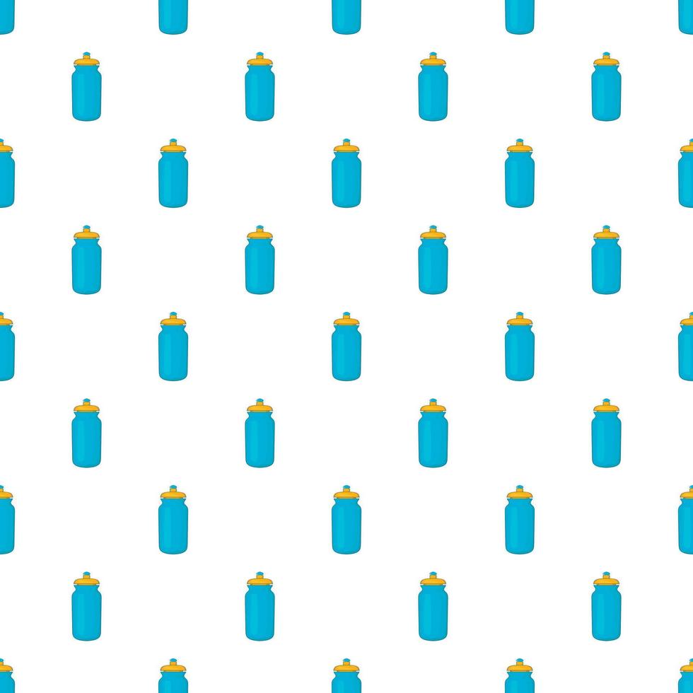 Flask for water pattern, cartoon style vector