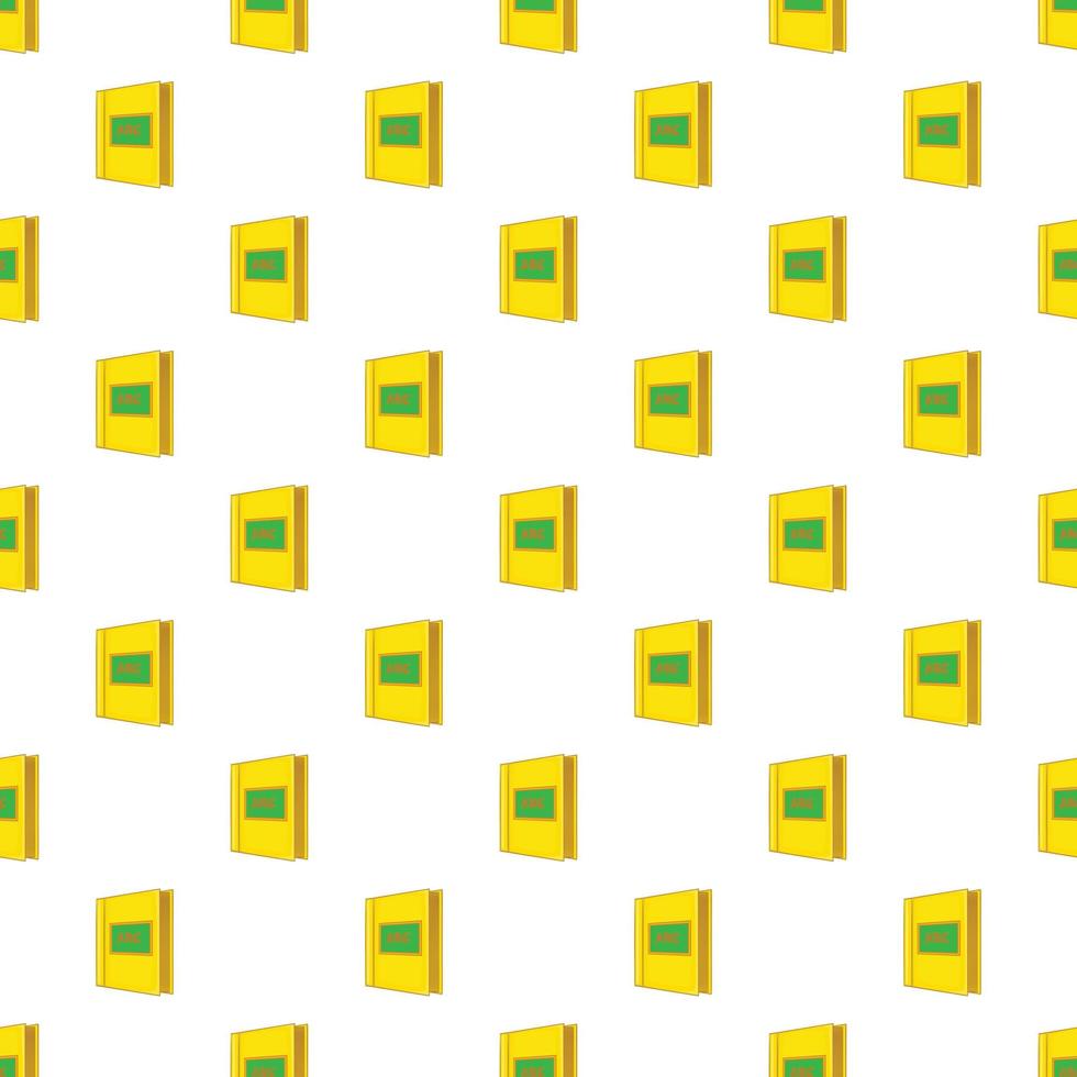 ABC book pattern, cartoon style vector