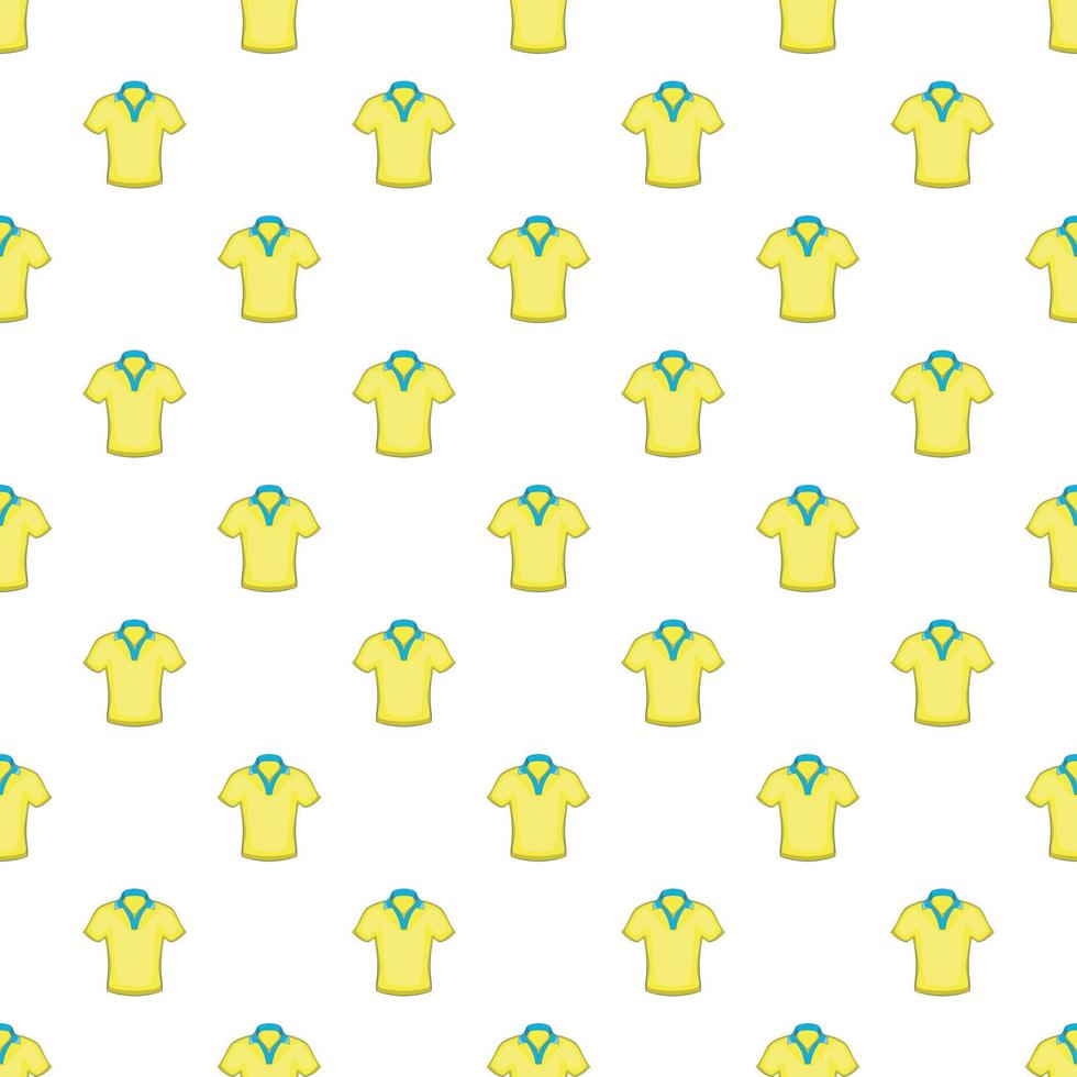Men polo pattern, cartoon style vector