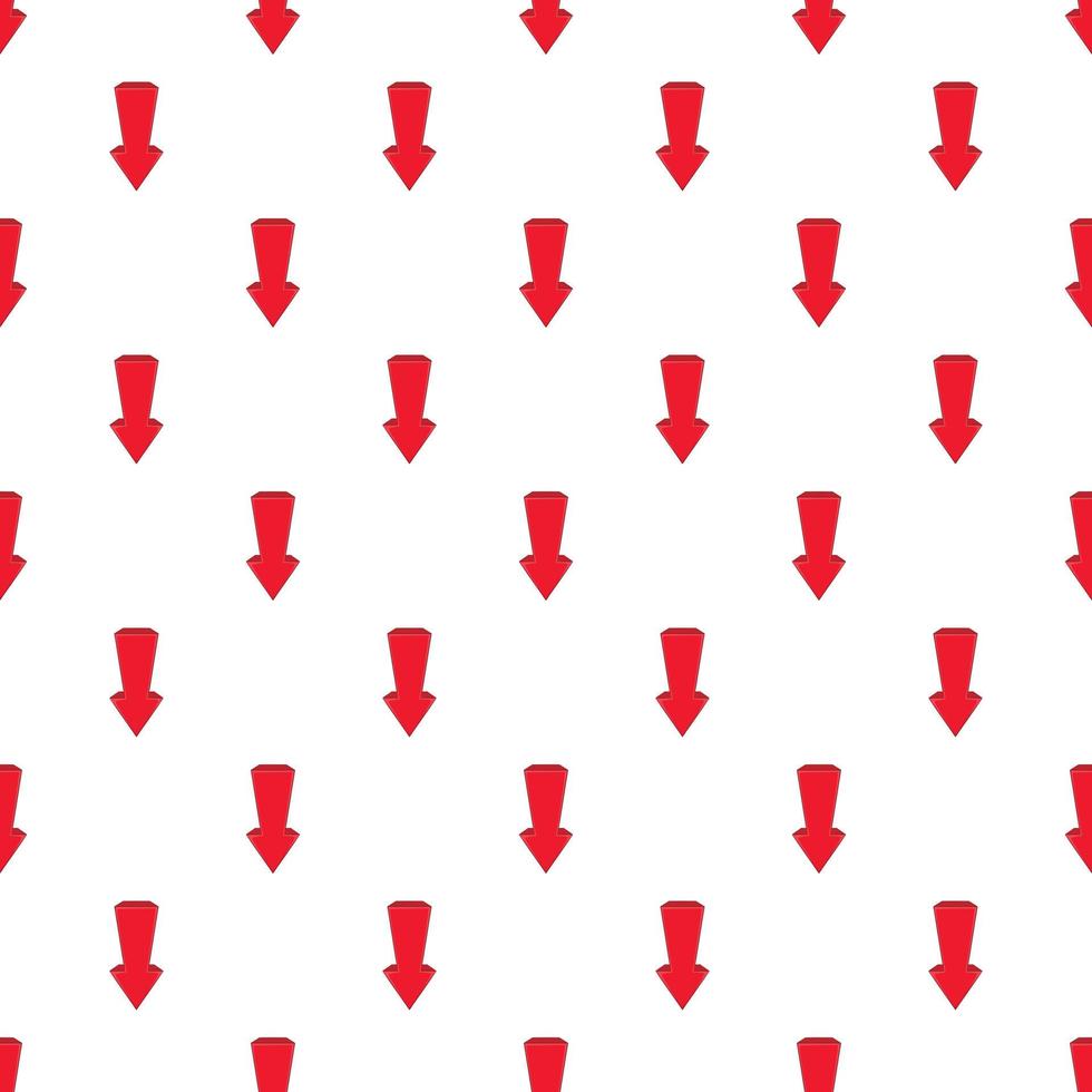 Big arrow pattern, cartoon style vector