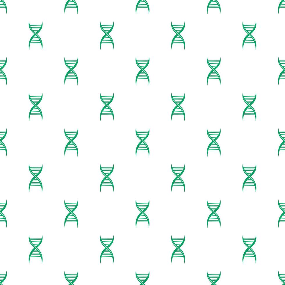 DNA pattern, cartoon style vector