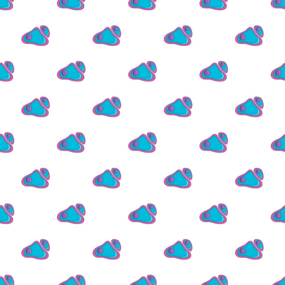 Cell pattern, cartoon style vector