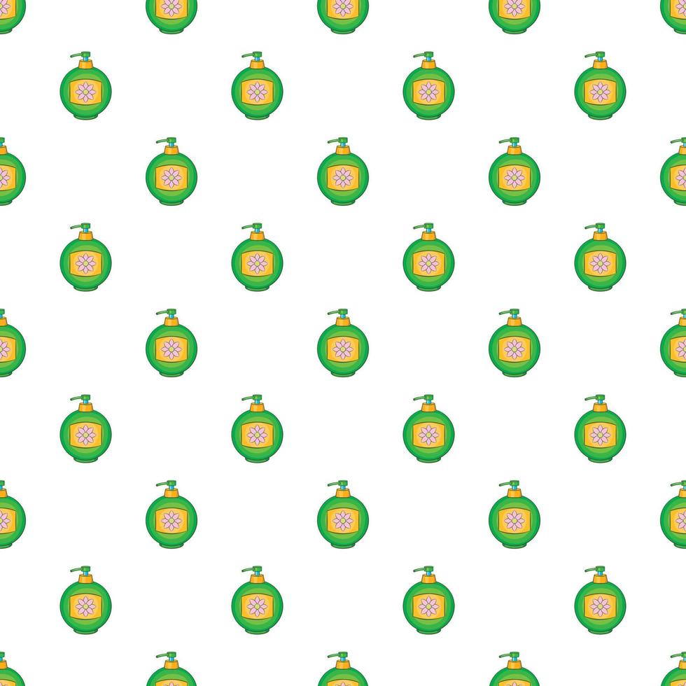 Bottle of cream pattern, cartoon style vector