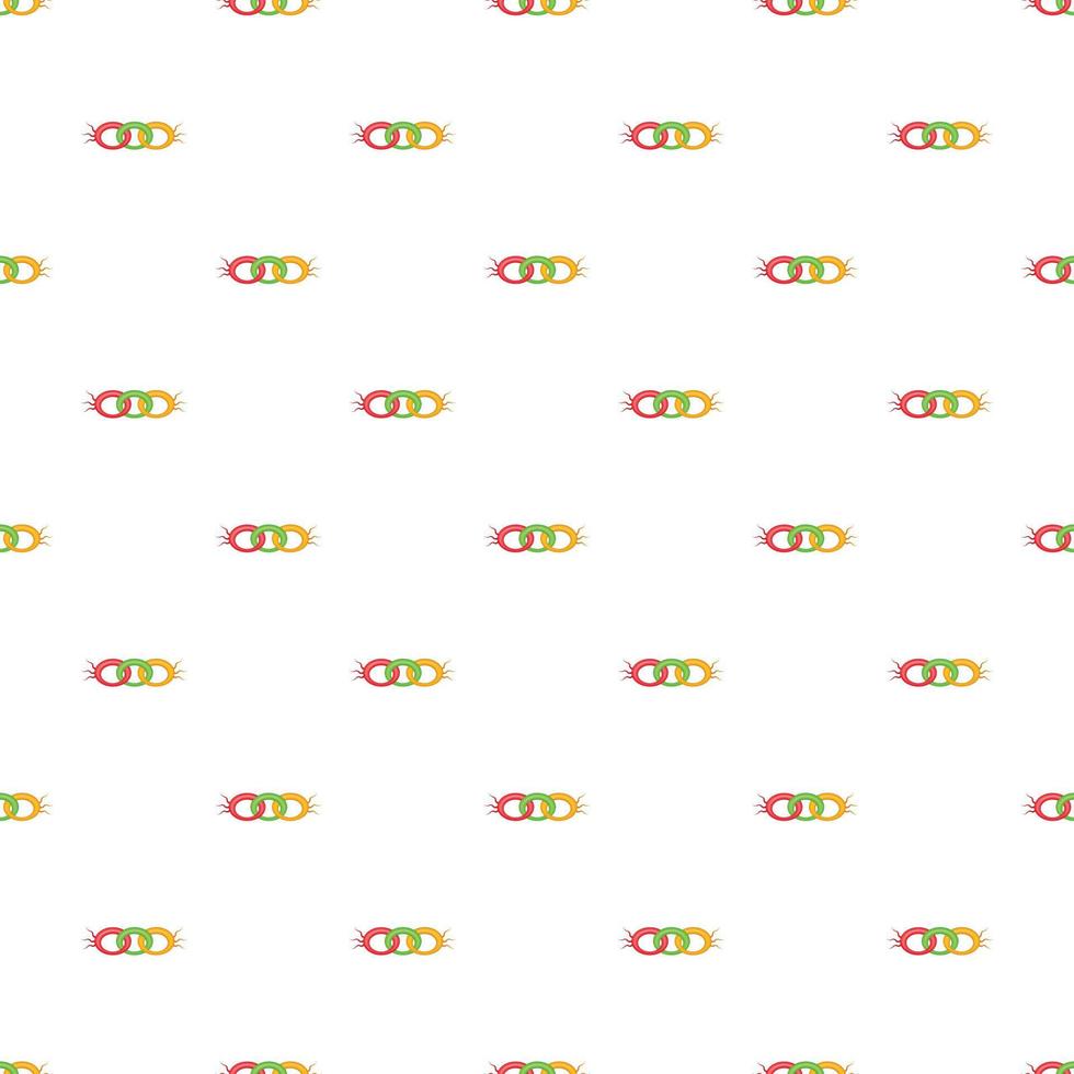 DNA strand pattern, cartoon style vector