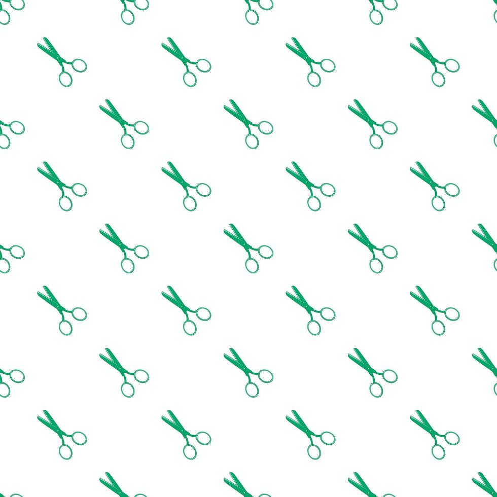 Scissors pattern, cartoon style vector