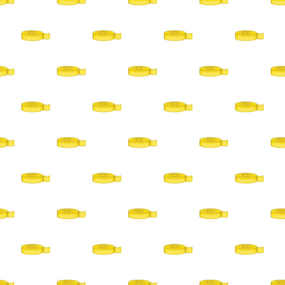 Measuring tape pattern, cartoon style vector