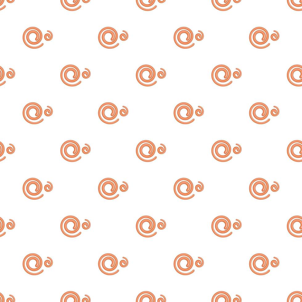 Spiral pattern, cartoon style vector