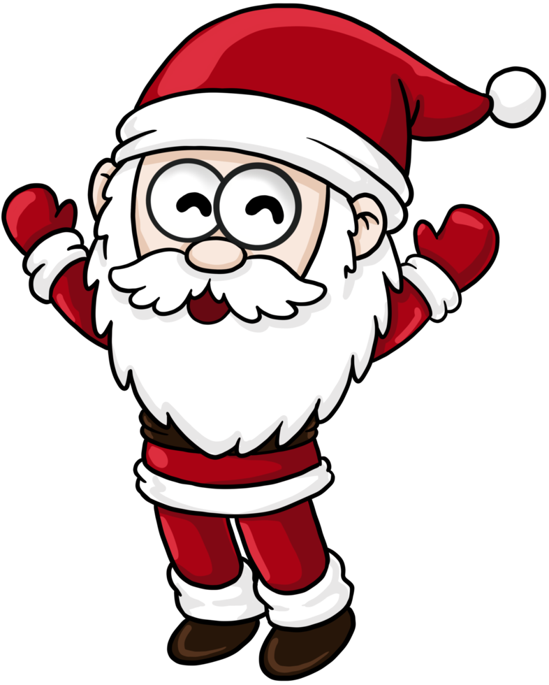 Natale cartone animato personaggi elemento colorato png