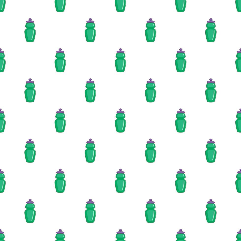 Flask for water pattern, cartoon style vector