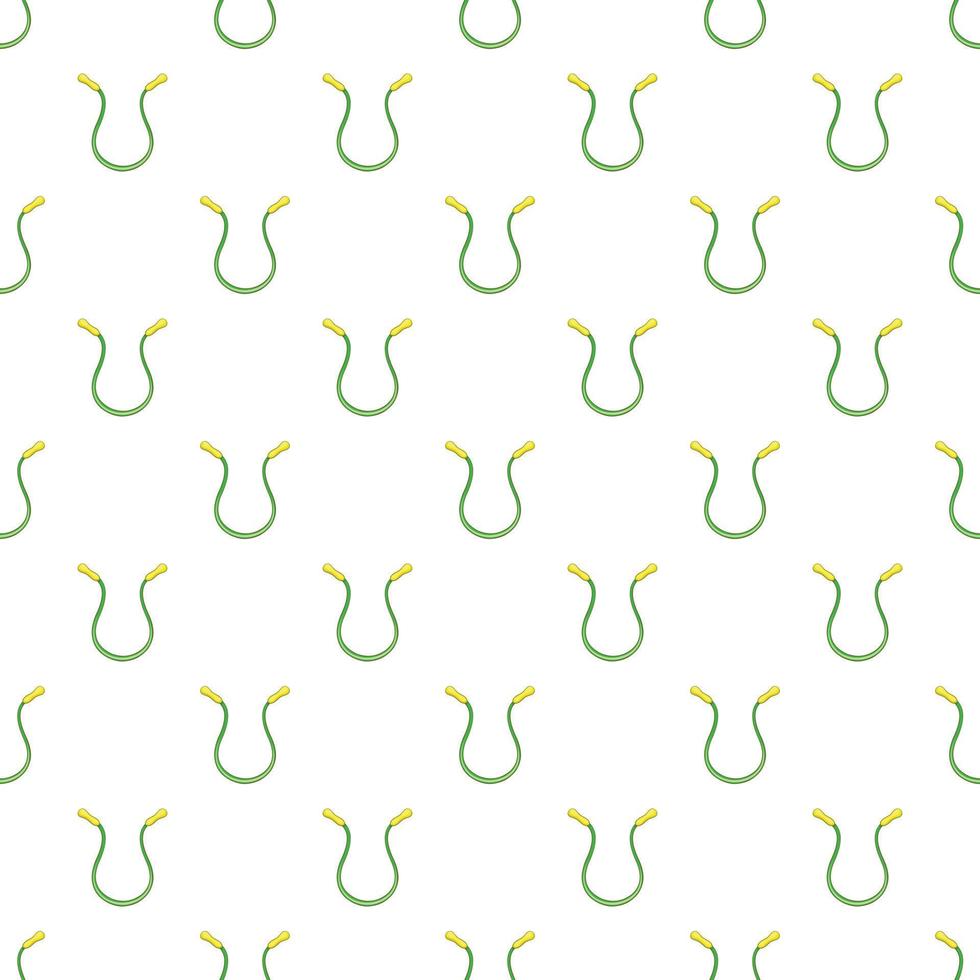 Skipping rope pattern, cartoon style vector