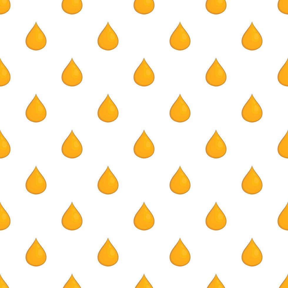 Drop of honey pattern, cartoon style vector