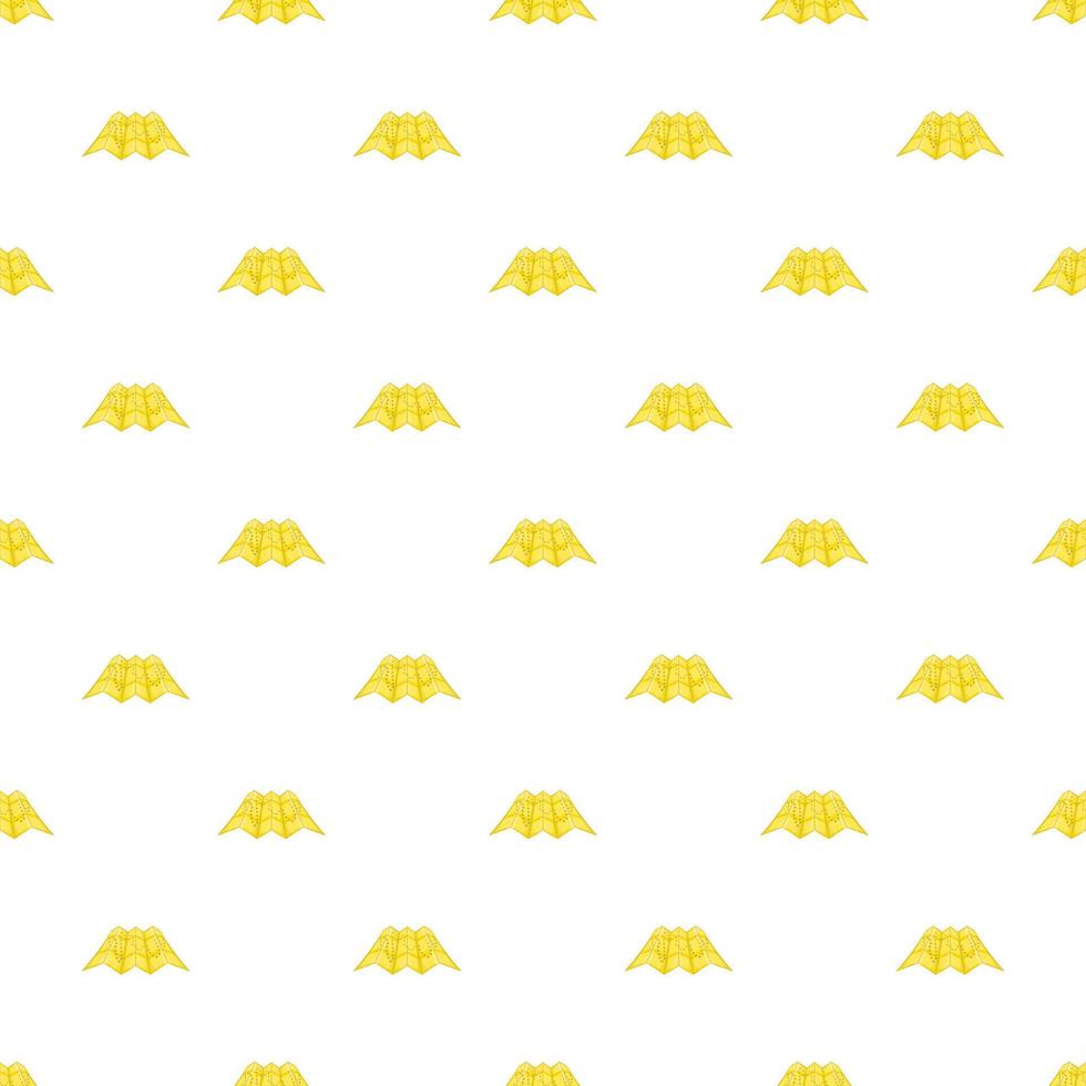 Travel map pattern, cartoon style vector