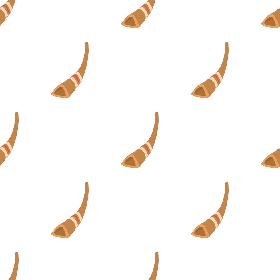 Hunting horns pattern seamless vector