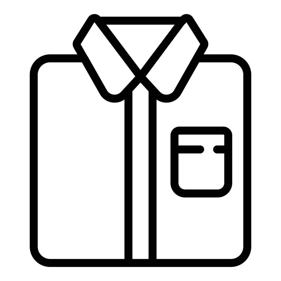 Clean ironing cloth icon outline vector. Iron board vector