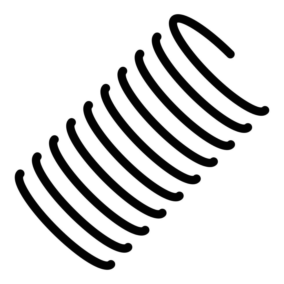 Bike spring icon outline vector. Bike equipment vector