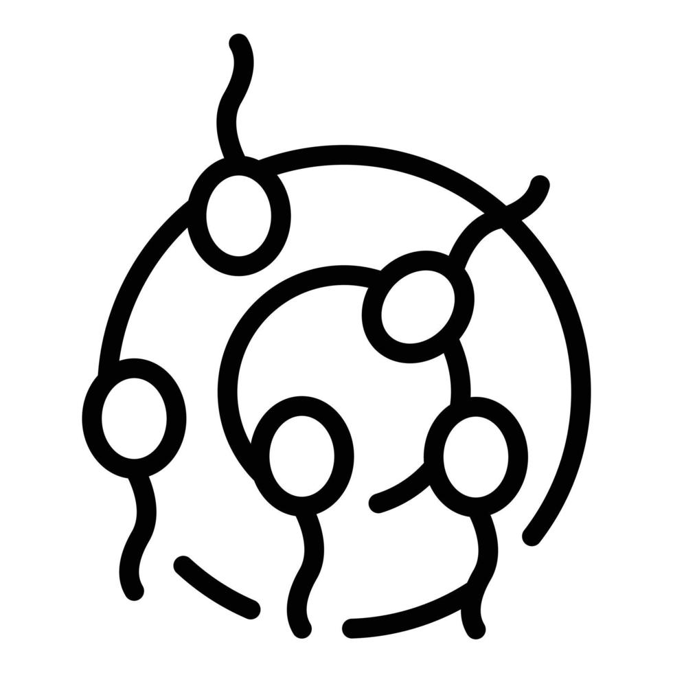 Woman pregnant icon outline vector. Positive stick vector