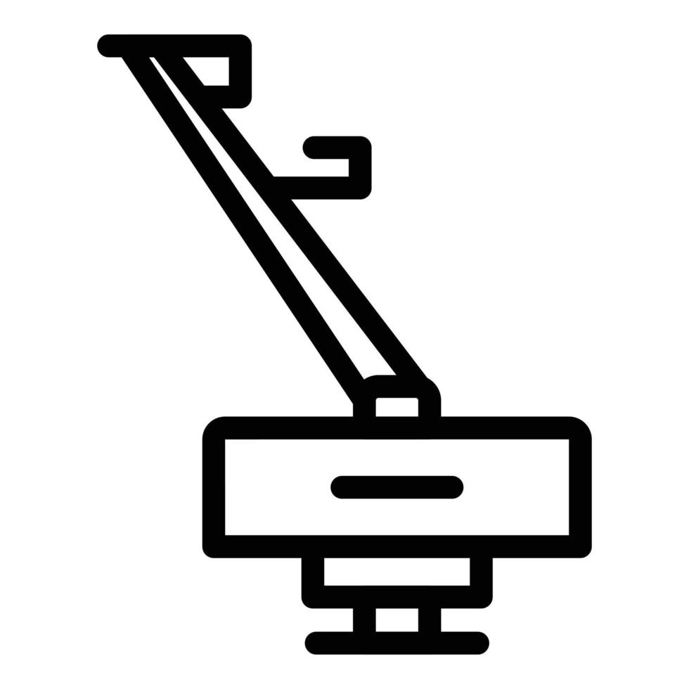 Fast trimmer icon outline vector. Garden lawn vector