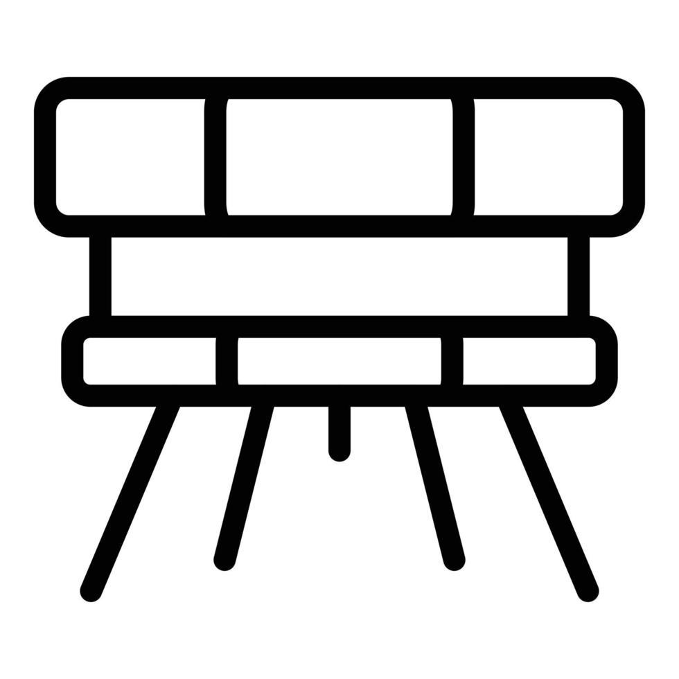 vector de contorno del icono del panel del detector de humo. sensor de fuego