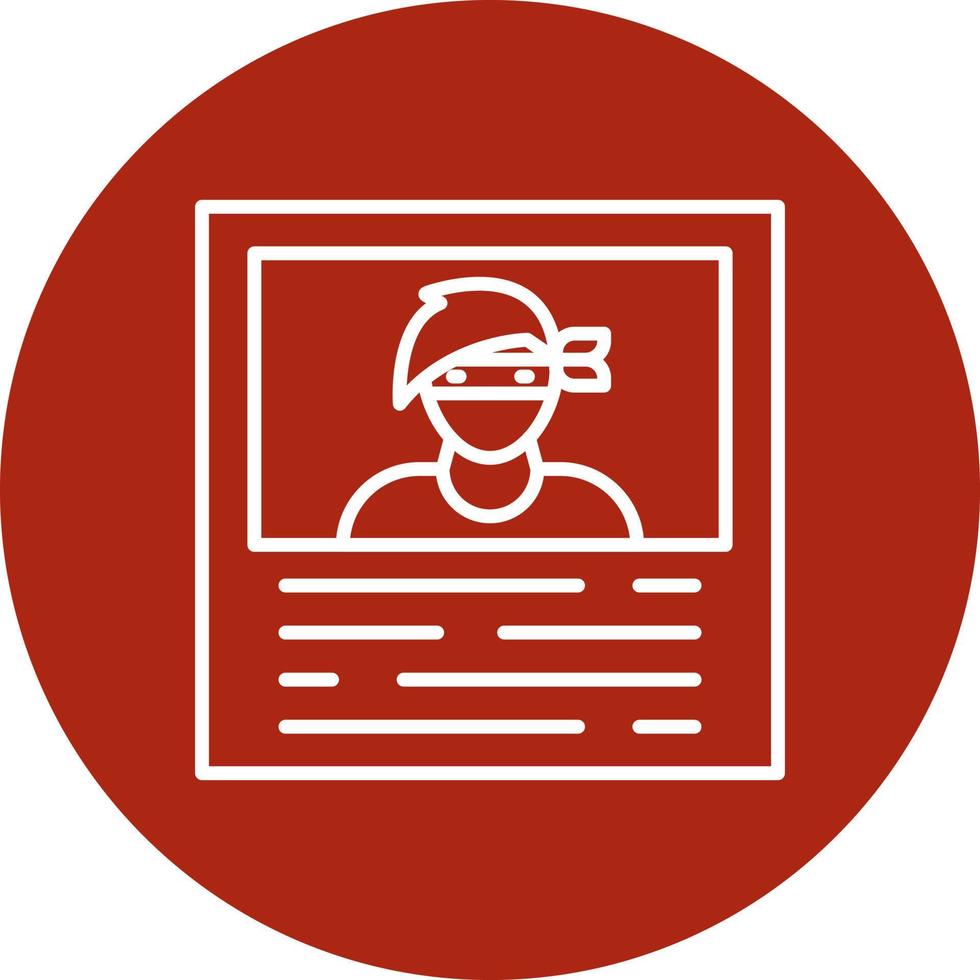 Wanted Creative Icon Design vector