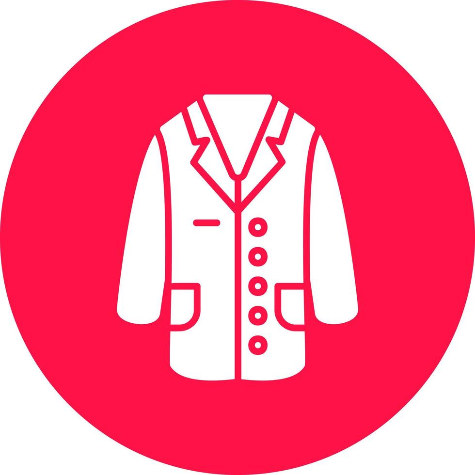Lab Coat Creative Icon Design vector