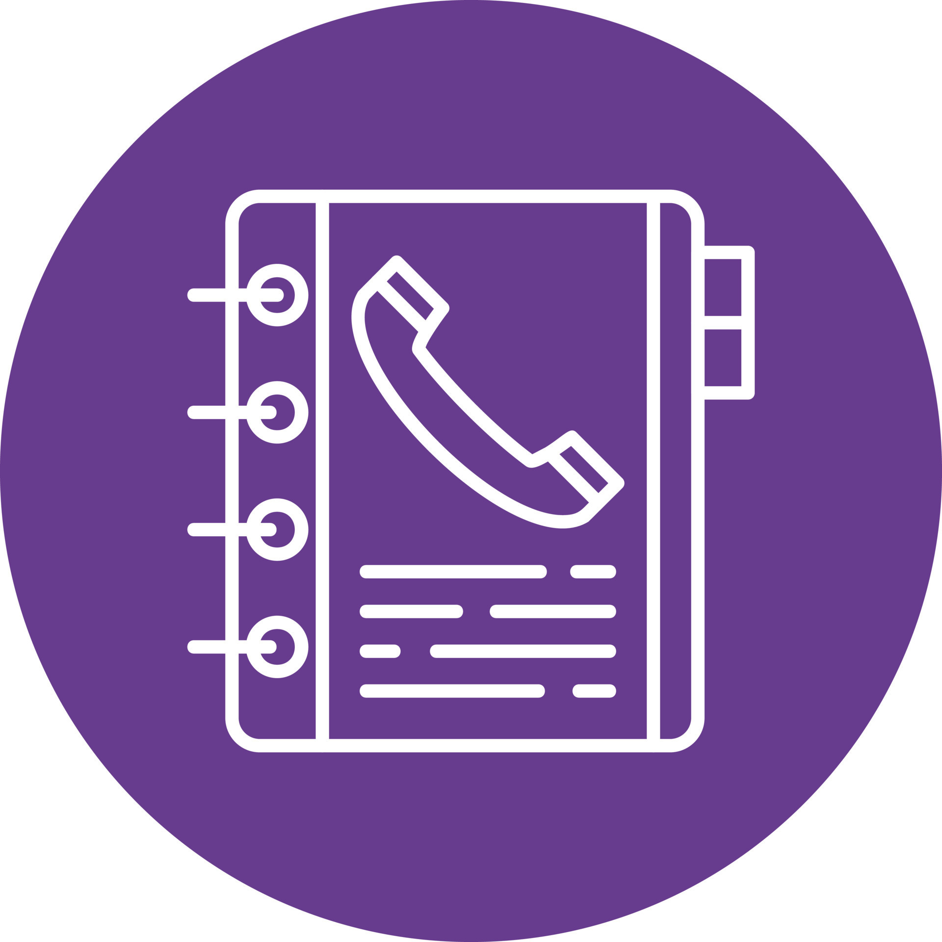 Phone Book Creative Icon Design 15102193 Vector Art at Vecteezy