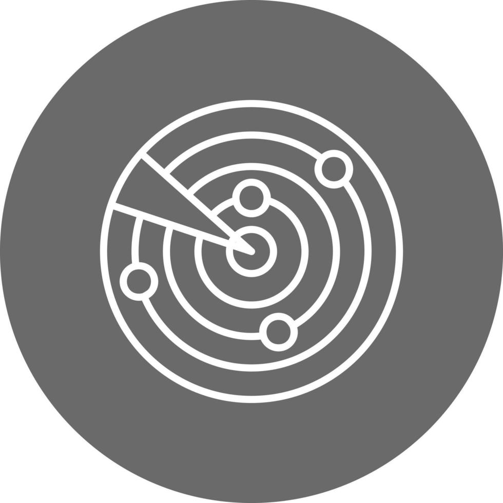 Radar Creative Icon Design vector