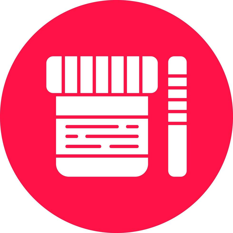 Urine Test Creative Icon Design vector