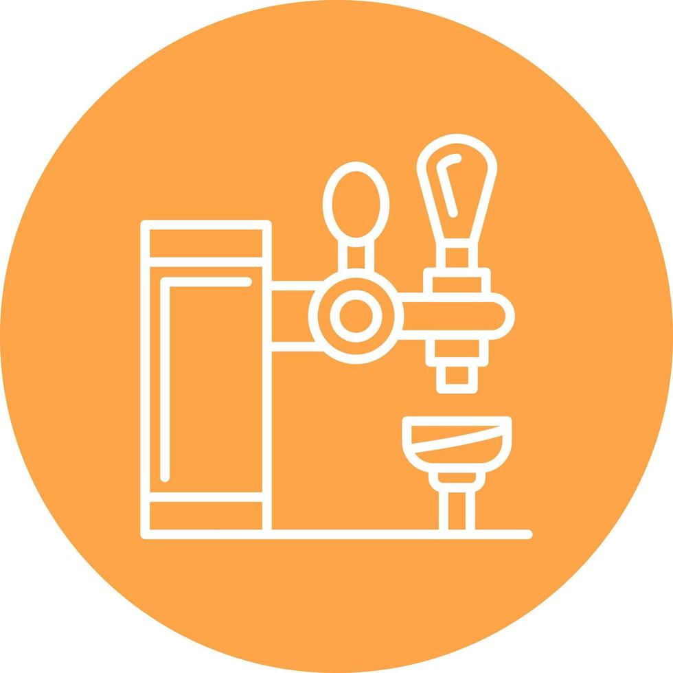 Bar Tap Creative Icon Design vector