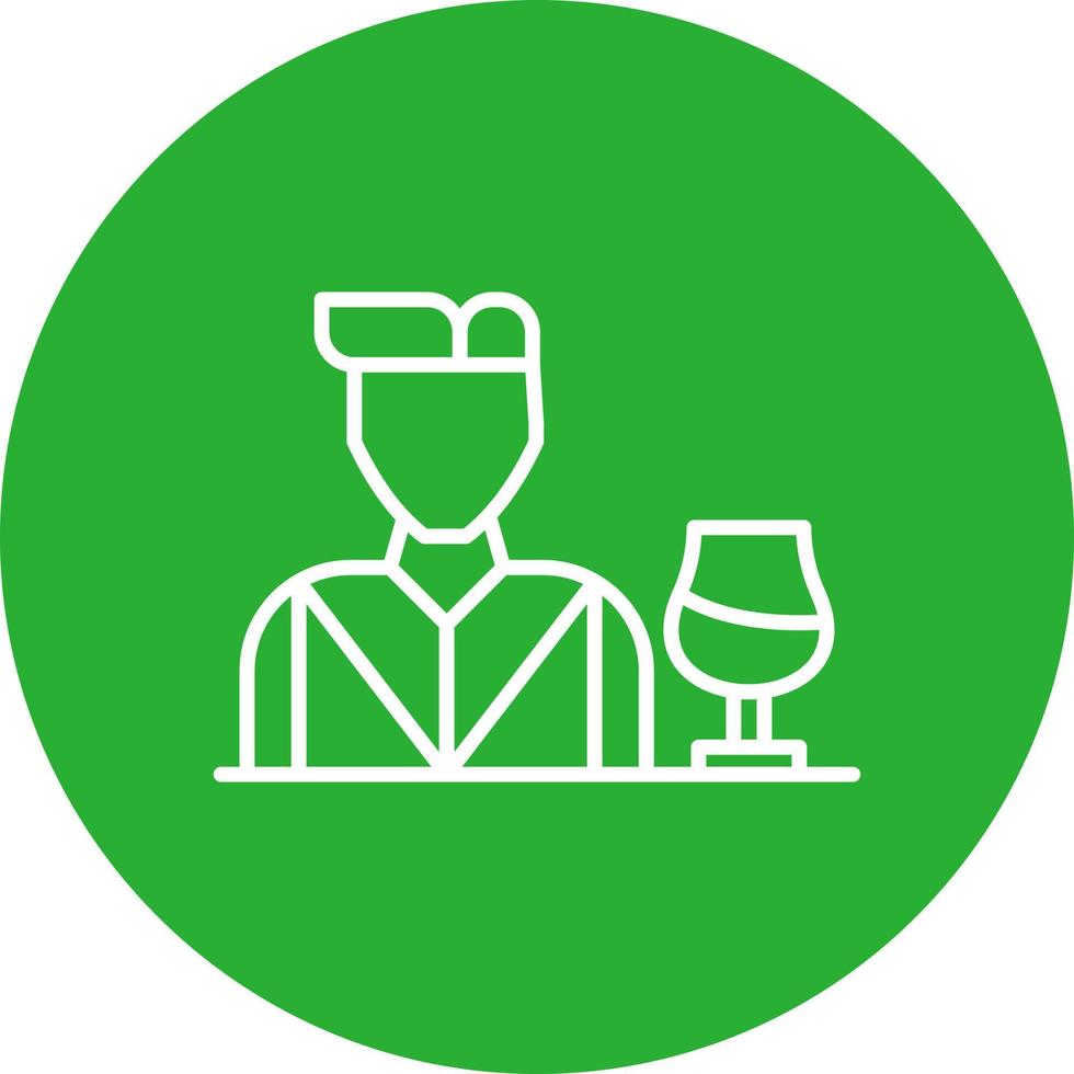 Bartender Creative Icon Design vector