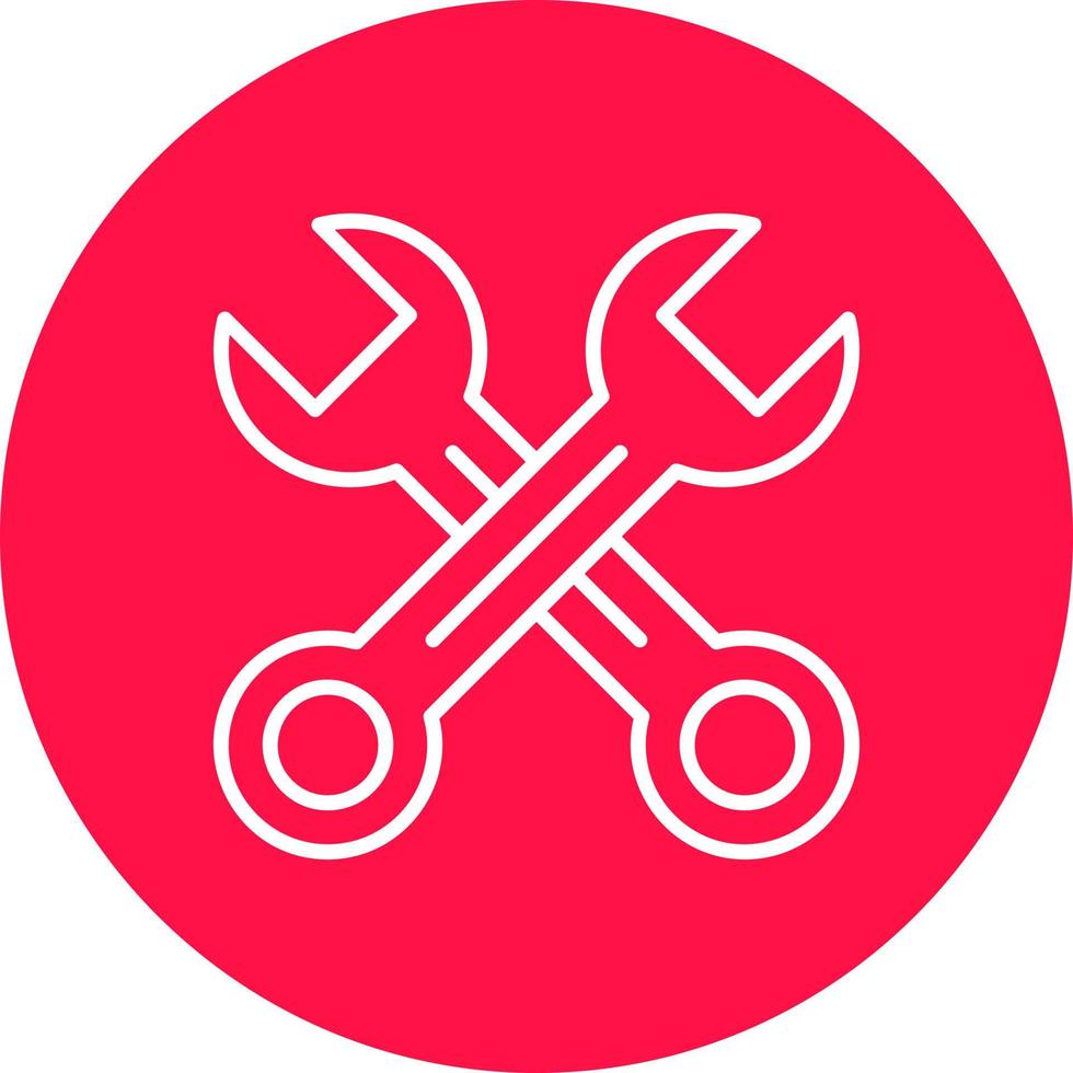 Key Mechanic Creative Icon Design vector