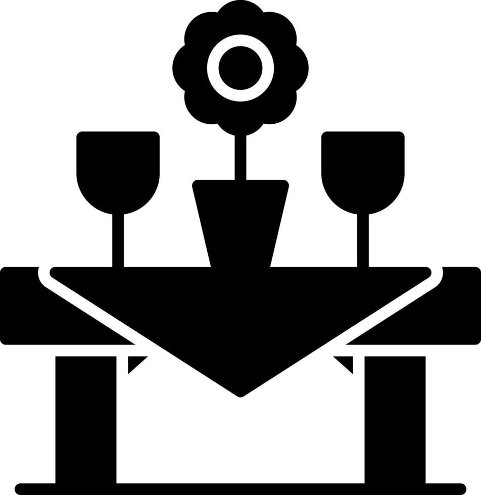 diseño de icono creativo de mesa vector