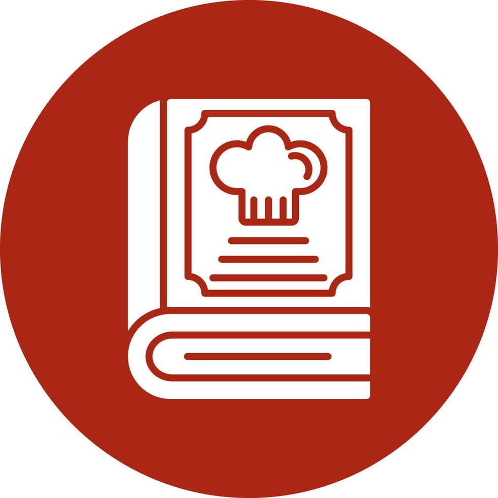 diseño de icono creativo de libro de cocina vector