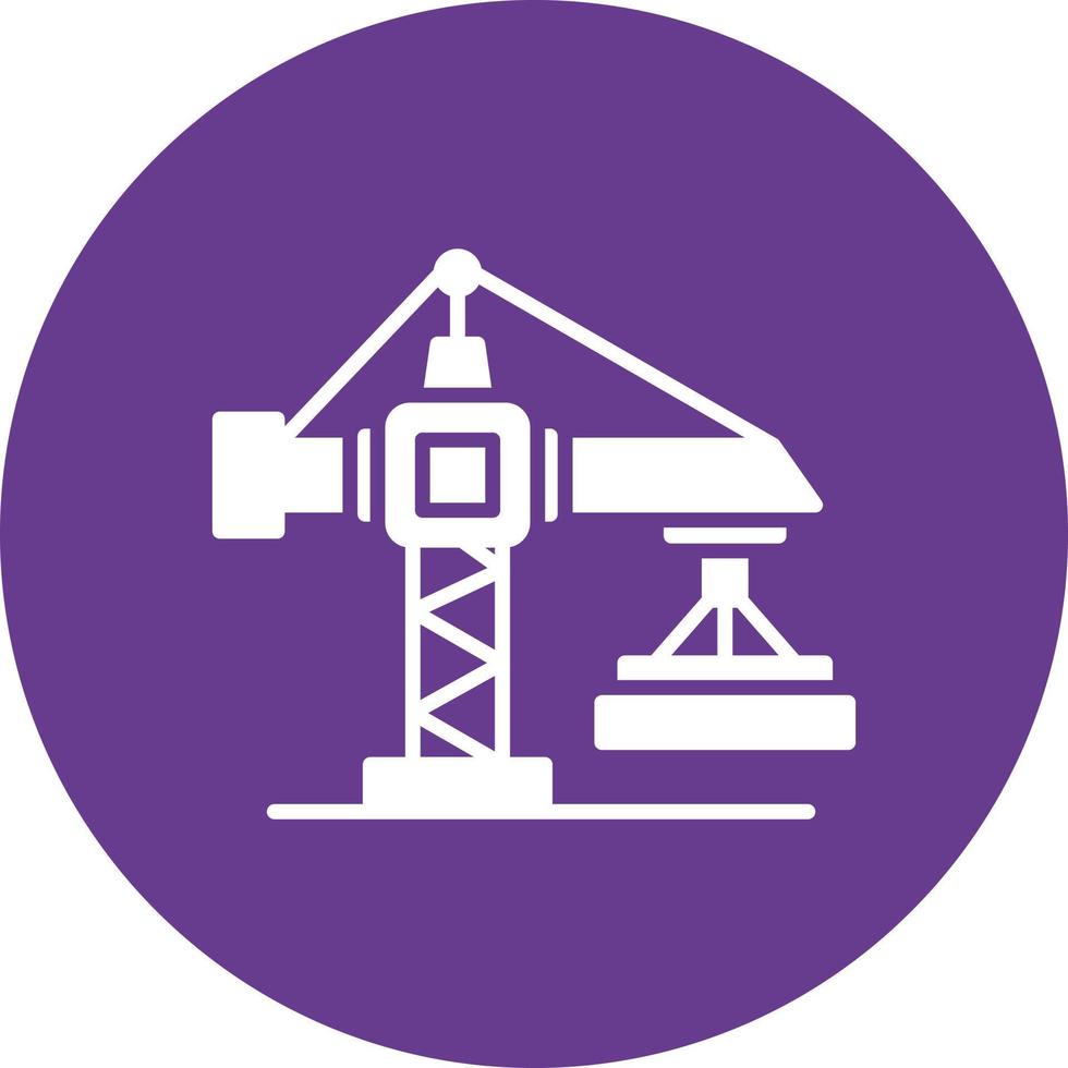 Crane Creative Icon Design vector